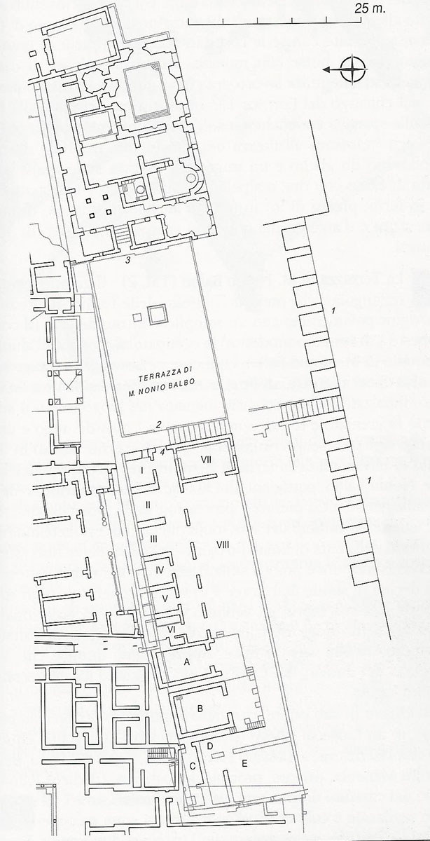 Herculaneum Insula II Plan
